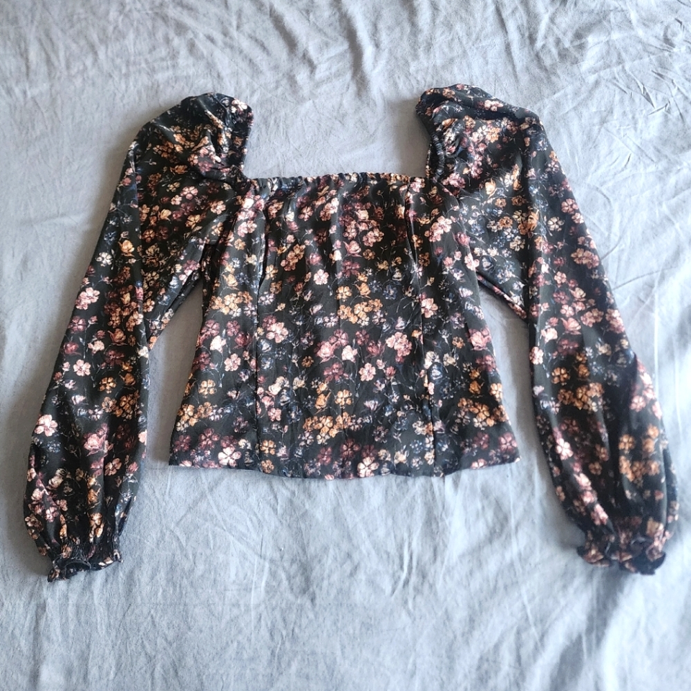 Abercrombie Floral Blouse Top